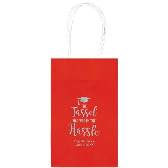 Modern Tassel Hassle Medium Twisted Handled Bags